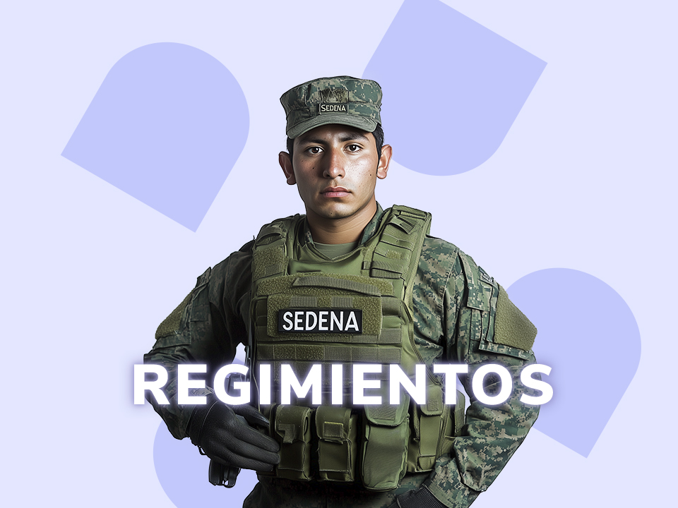 ¿Cuáles son los regimientos de la Sedena?